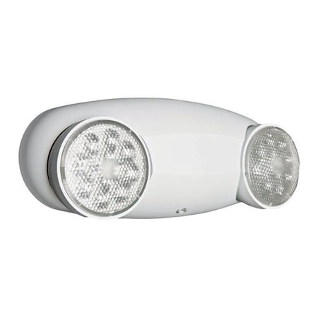 Lithonia Lighting Lithonia Lighting 3495017 120 & 277 V Metal LED Glass Emergency Light - White 3495017